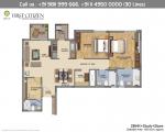  2 BHK + Study + Store : 1500 Sq.Ft.